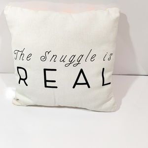 Decorative Pillow "The Snuggle is Real" Sq…